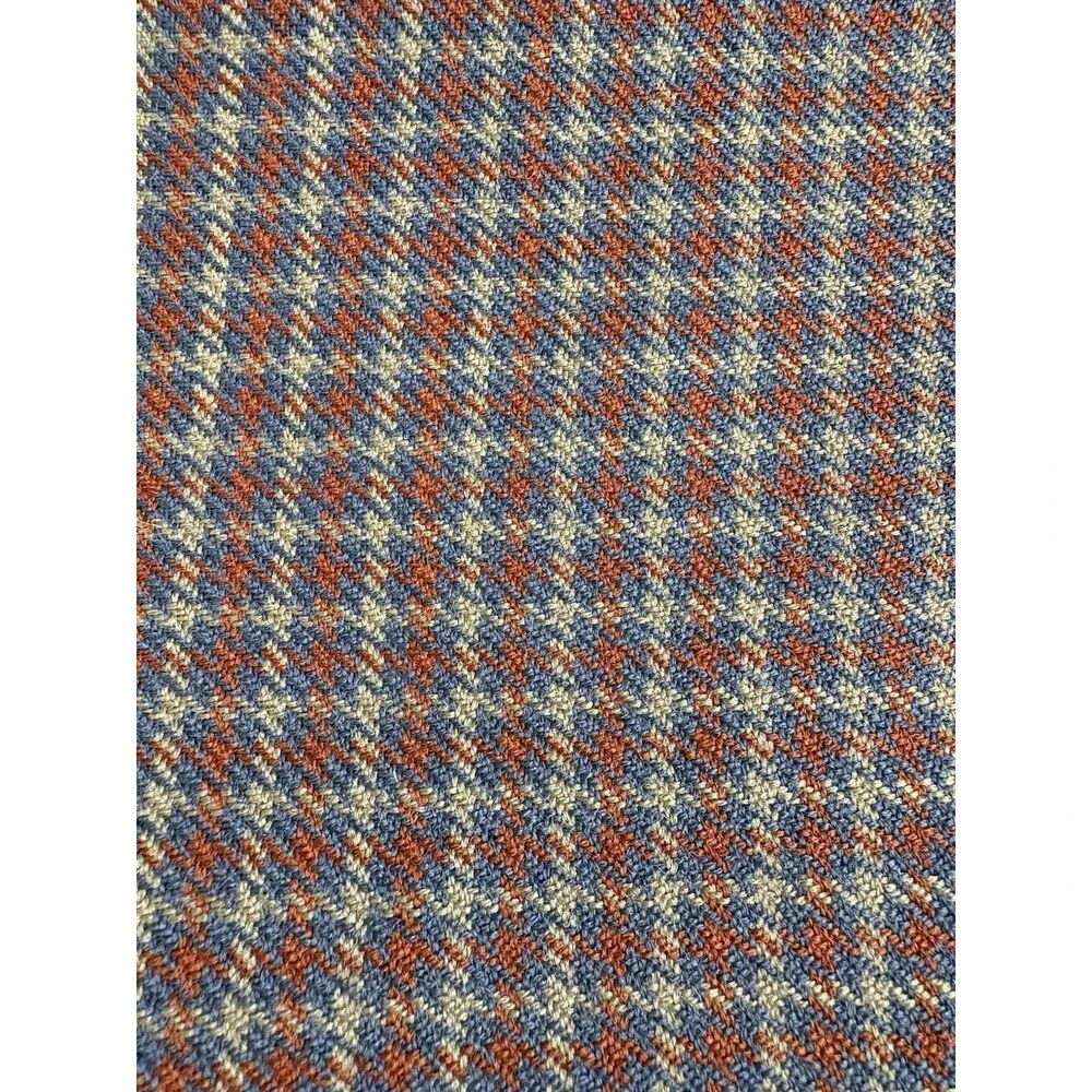 Wool Pillow Sham Checked Lexington Beacon Hill 21” Square Blue Red Tan NEW